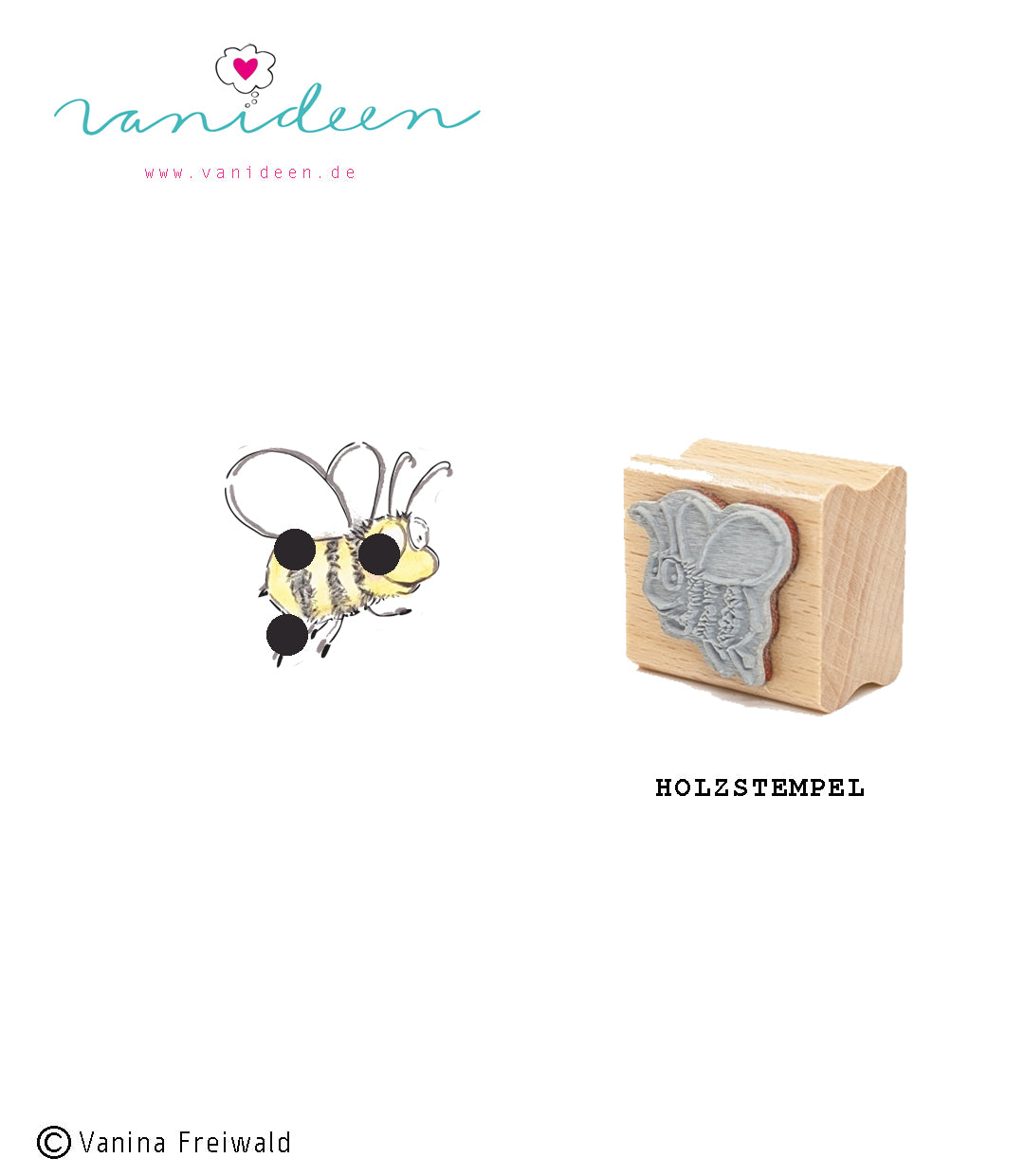 Holz-Stempel "Biene"