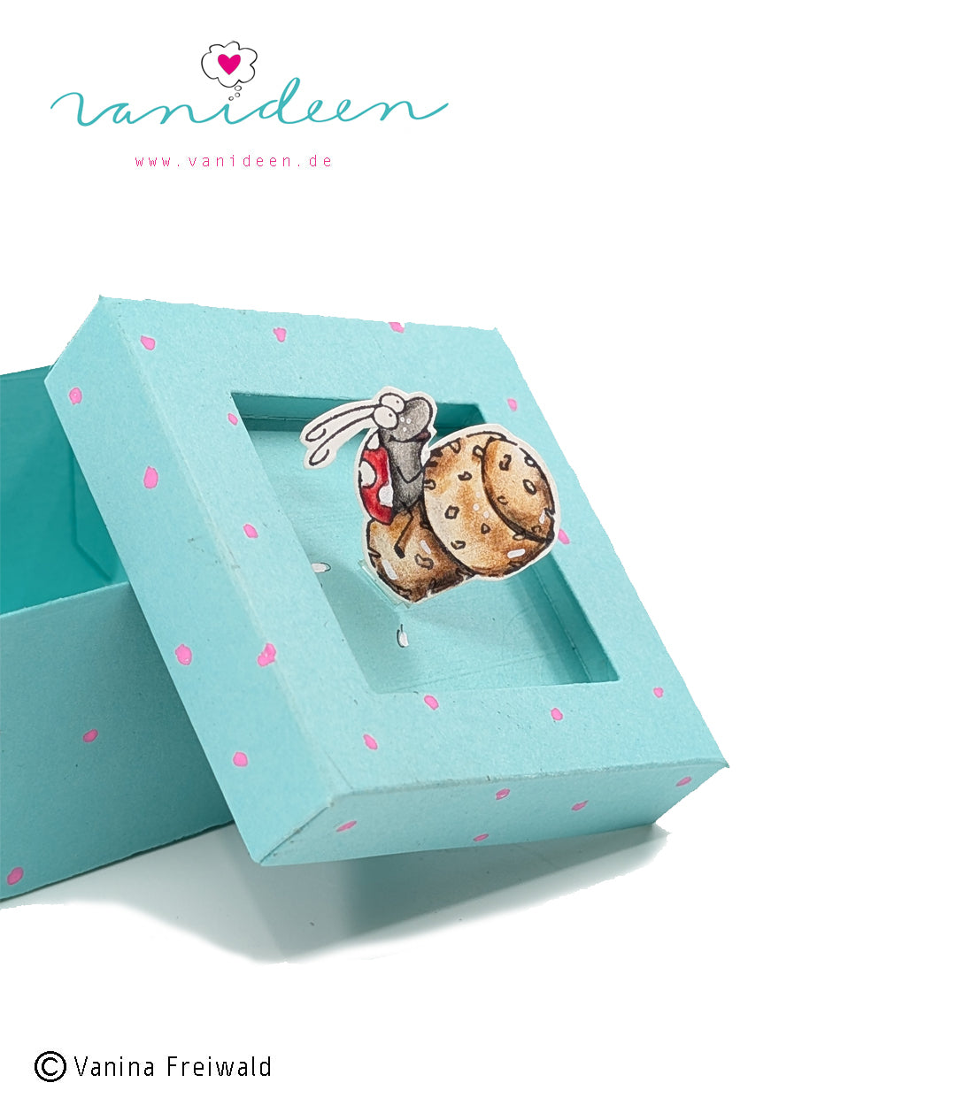 Holz-Stempel "Pünktchen auf dem Korken"