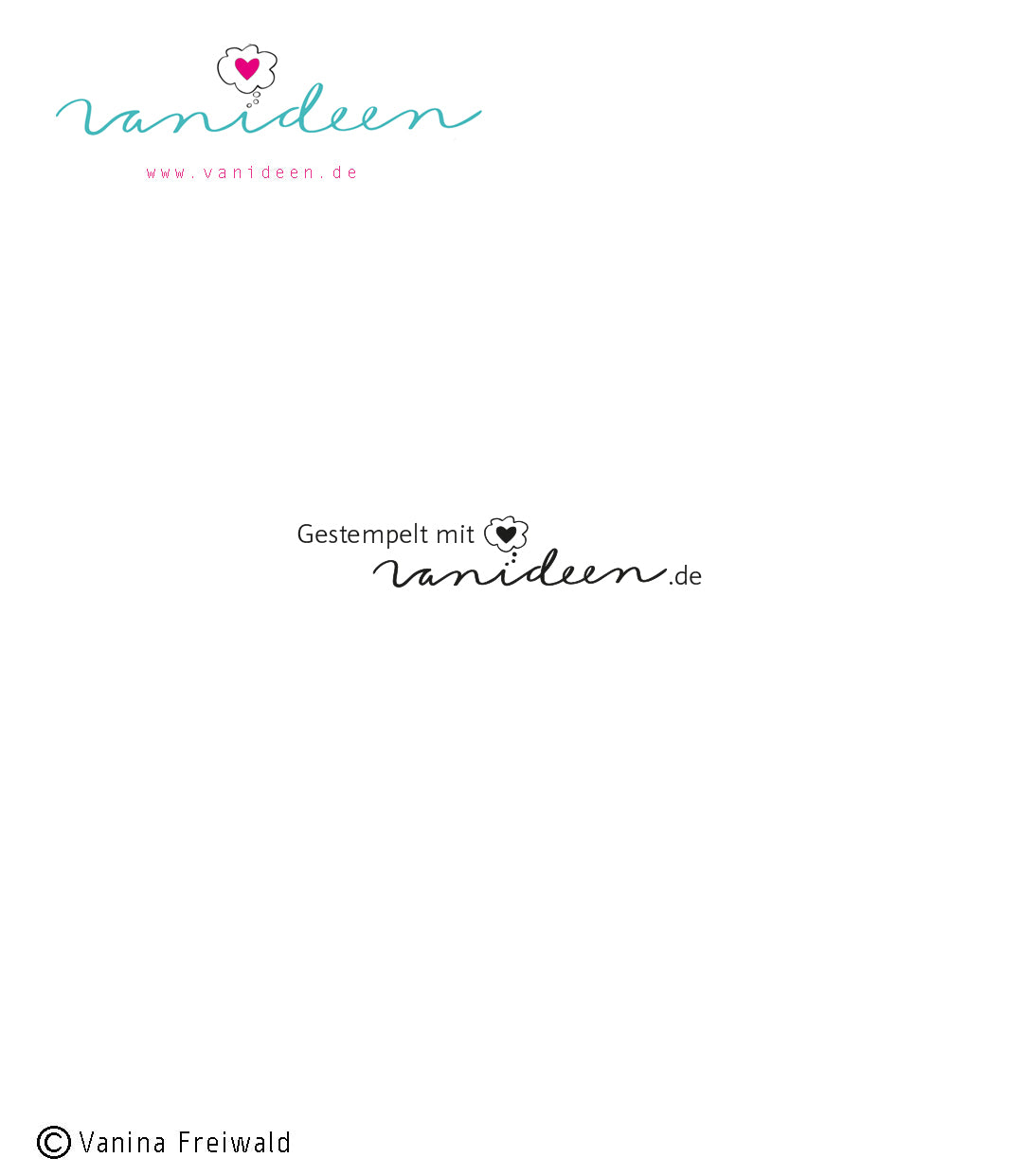 Logostempel "vanideen"