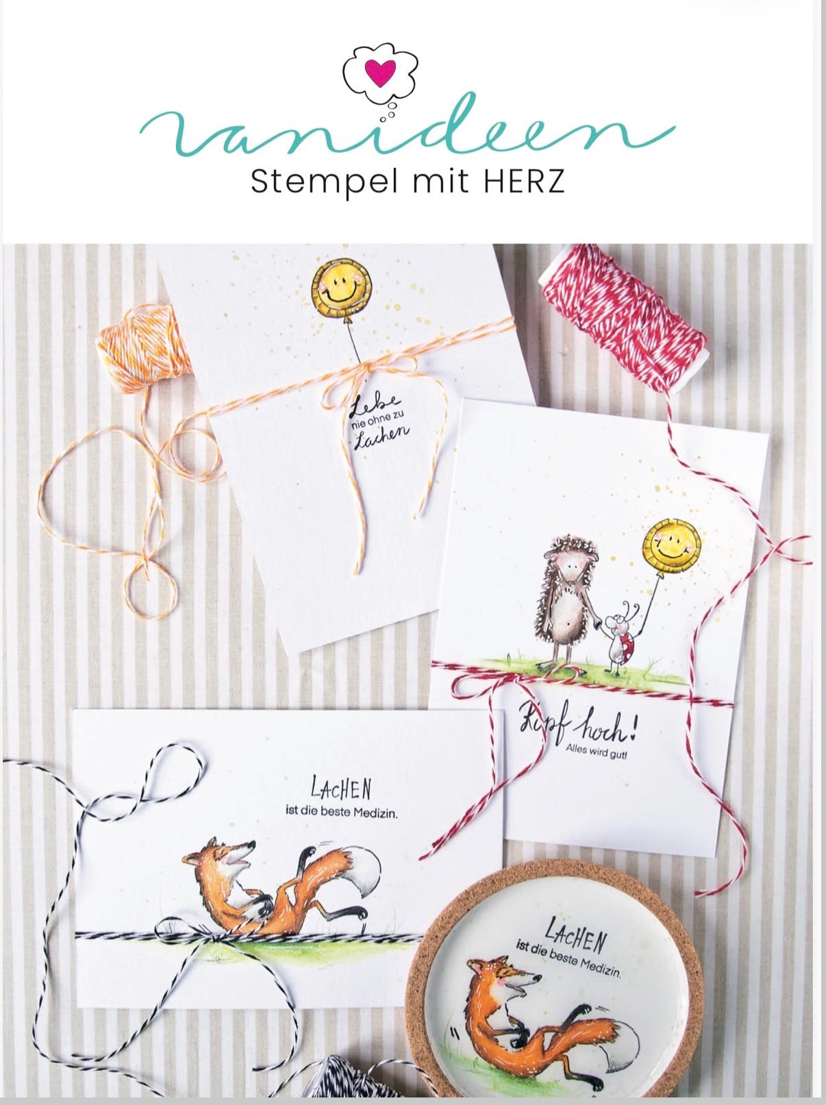 Colorieranleitung für das Stempelset "Lachen"