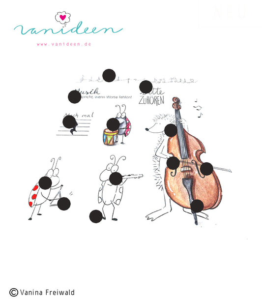 Musizieren mit Anton und Pünktchen