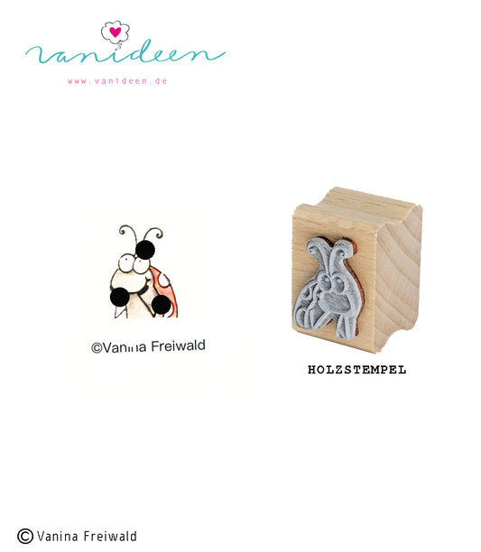 Holz-Stempel "Verträumtes Pünktchen"